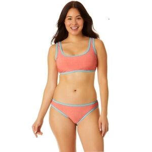 NO BOUNDARIES 2 PC Orange Honey Push Up Bikini Set Swimsuit Size: Sm (3-5) NEW
